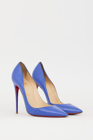 Christian Louboutin Blue Leather So Kate 120 Pump