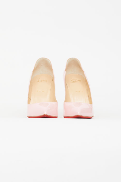 Christian Louboutin Pink Patent Hot Chick Pump