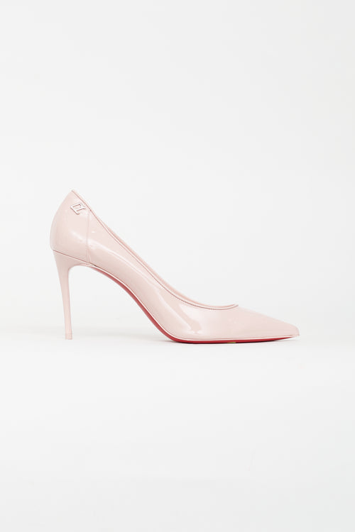 Christian Louboutin Pink Patent Sporty Kate Pump