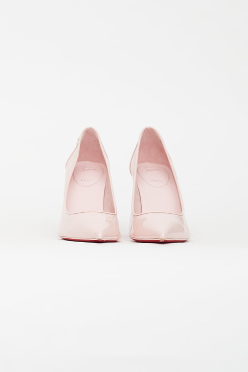 Christian Louboutin Pink Patent Sporty Kate Pump