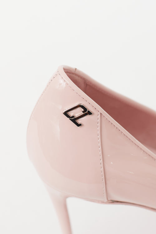 Christian Louboutin Pink Patent Sporty Kate Pump