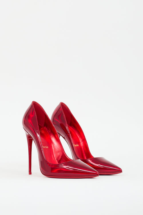 Christian Louboutin Red Patent Psychic So Kate Pump