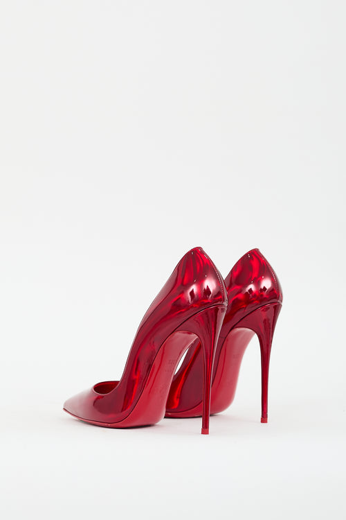 Christian Louboutin Red Patent Psychic So Kate Pump