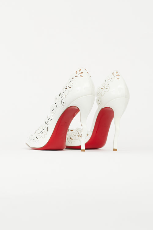 Christian Louboutin White Patent Beloved 100 D
Orsay Heel