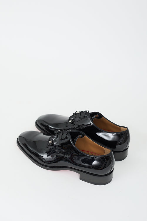 Christian Louboutin Black Patent Leather Chambeliss Derby