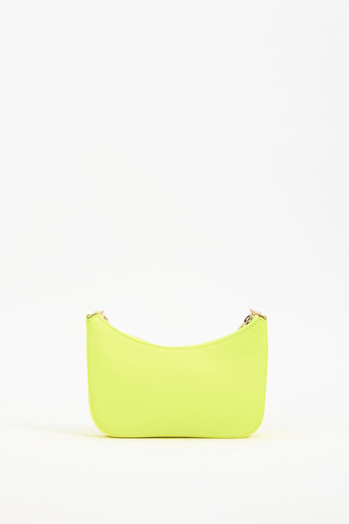 Christian Louboutin Neon Yellow Leather Loubila Mini Bag