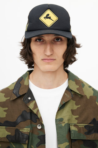 Chrome Hearts Black 
Multicolour Camo Hat