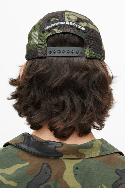 Chrome Hearts Black 
Multicolour Camo Hat