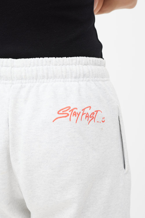 Chrome Hearts X Matty Boy Flame Grey 
Multicolour Flame Sweatpants