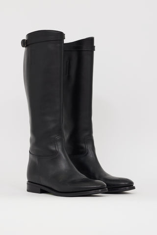 Church
s Black Leather Michelle Knee High Boot