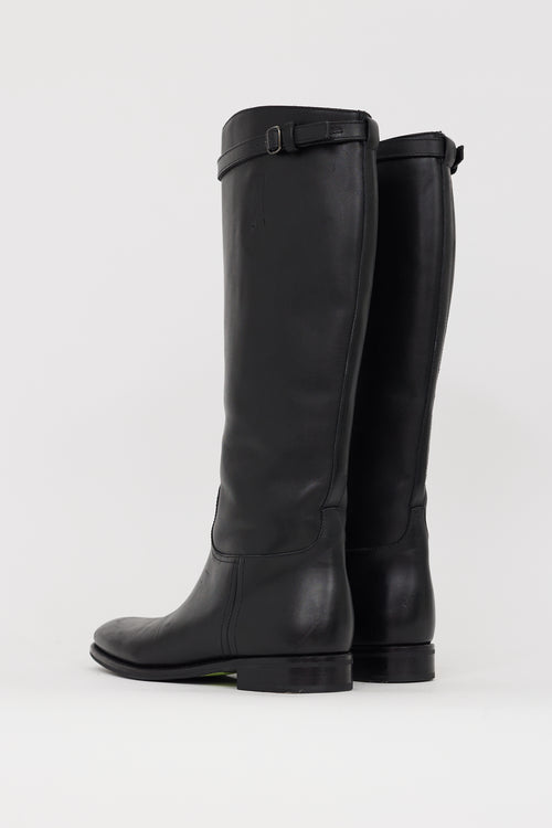 Church
s Black Leather Michelle Knee High Boot