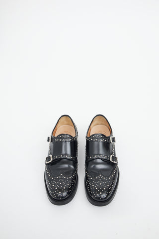 Church
s Black Lana Met Monk Strap Brogues Loafer