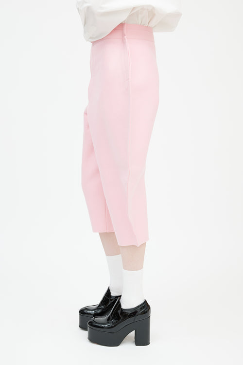 Comme des Garçons AD 2012 Pink Cropped Jodhpur Trousers