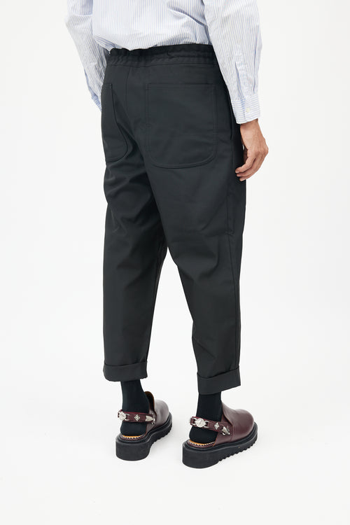 Black Cuffed Trouser