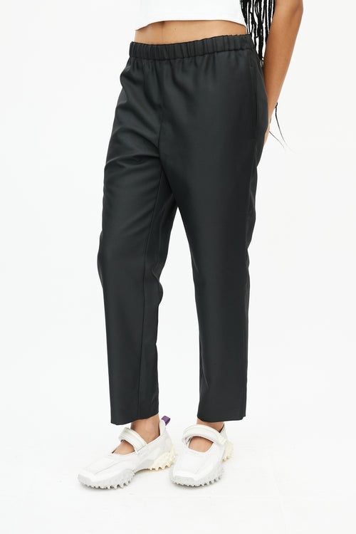 Comme des Garçons Black Elasticized Slim Trouser