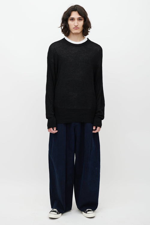 Comme des Garçons Black Knit Sweater