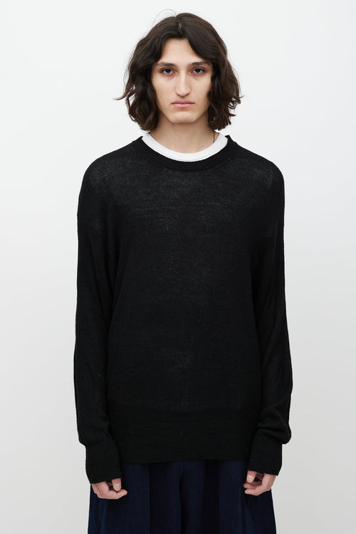 Comme des Garçons Black Knit Sweater