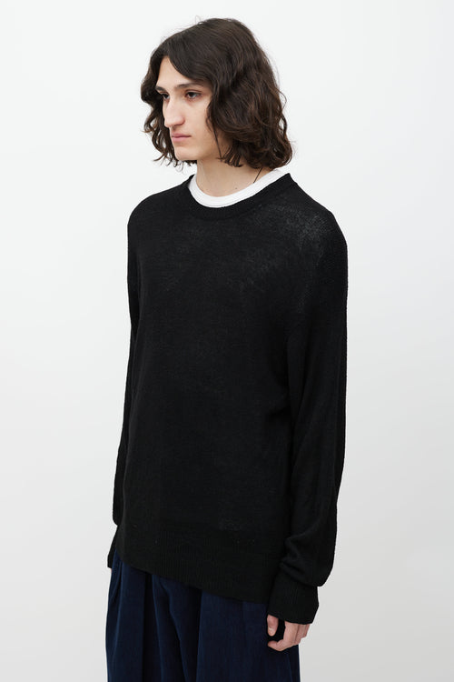 Comme des Garçons Black Knit Sweater