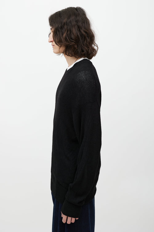 Comme des Garçons Black Knit Sweater