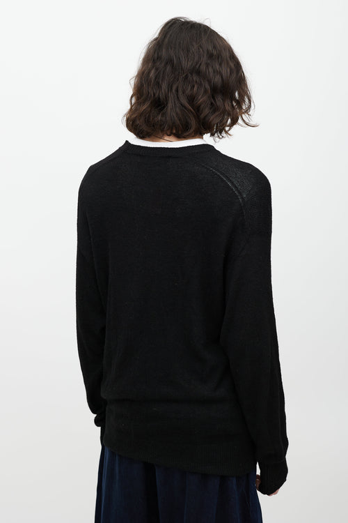 Comme des Garçons Black Knit Sweater