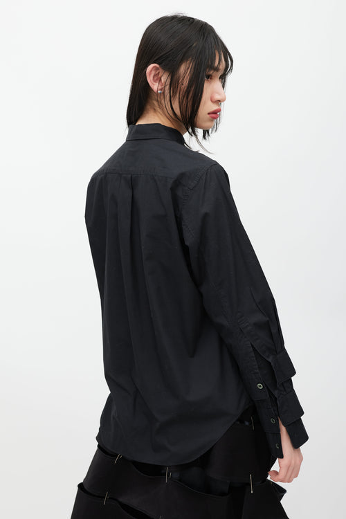 Comme des Garçons Black Layered Sleeve Shirt