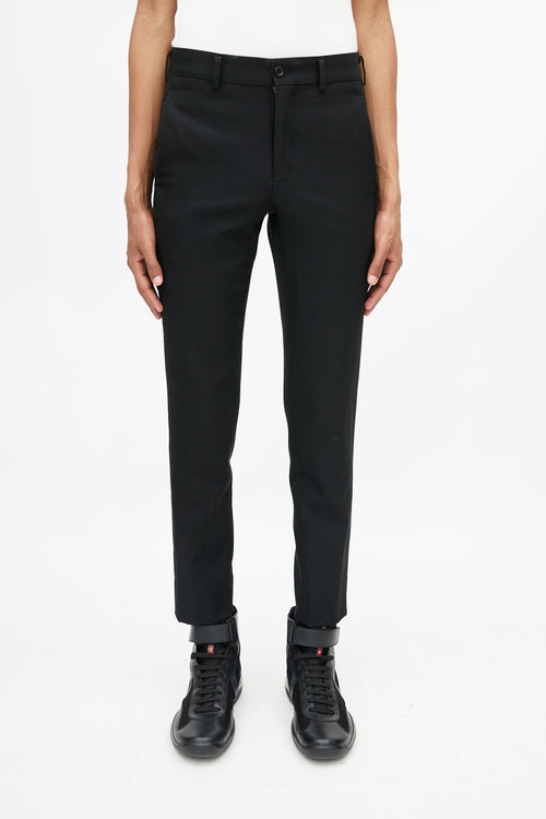 Comme des Garçons Black Slim Wool Trouser