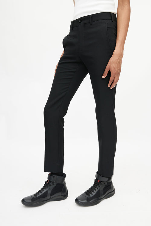 Comme des Garçons Black Slim Wool Trouser