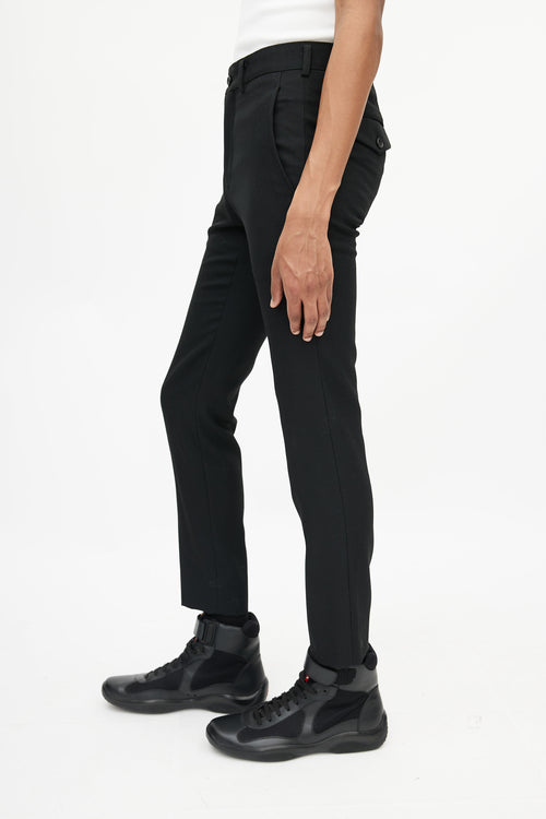 Comme des Garçons Black Slim Wool Trouser