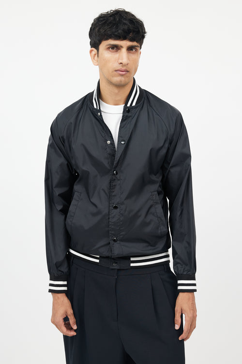 Comme des Garçons Black 
White Nylon Jacket