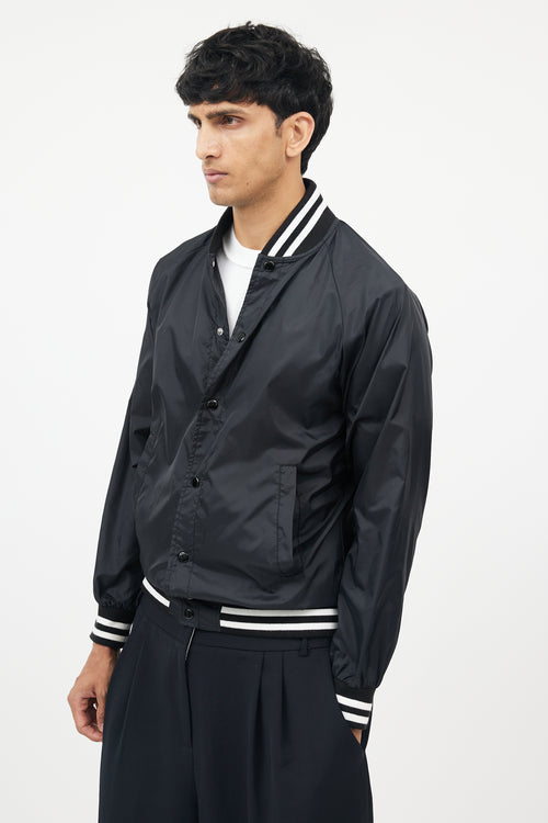 Comme des Garçons Black 
White Nylon Jacket