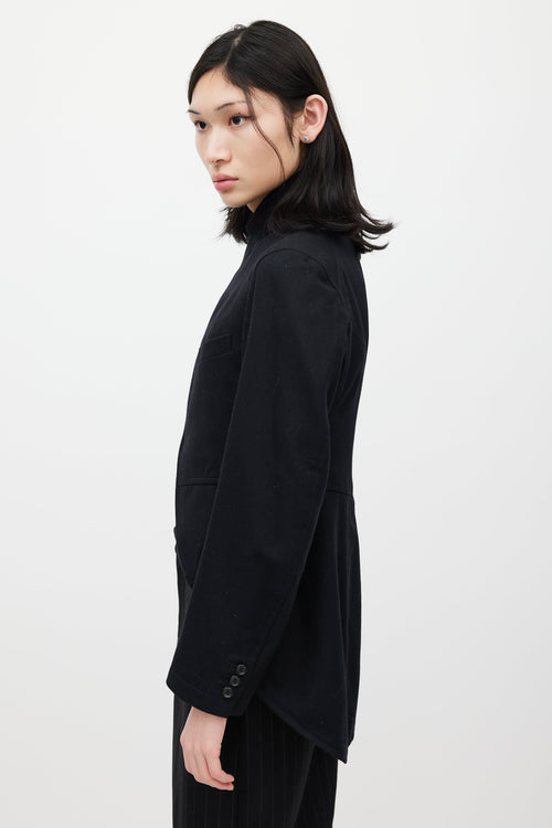 Comme des Garçons Black Wool Blazer