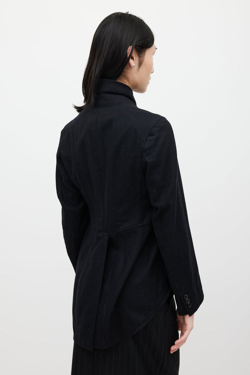 Comme des Garçons Black Wool Blazer