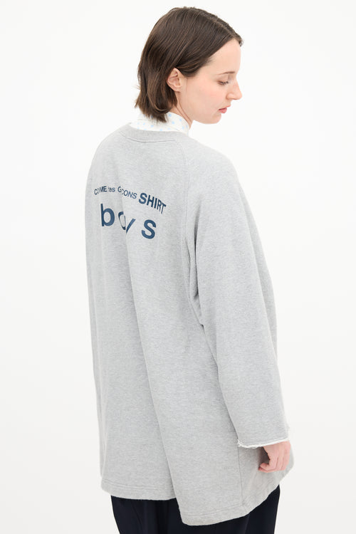 Comme des Garçons Boys Crewneck Long Sweater