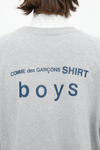 Comme des Garçons Boys Crewneck Long Sweater