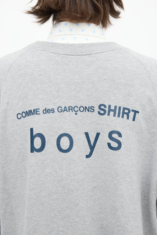 Comme des Garçons Boys Crewneck Long Sweater