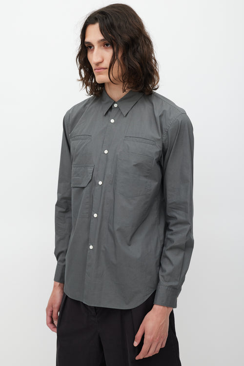 Comme des Garçons Grey Pocket Shirt