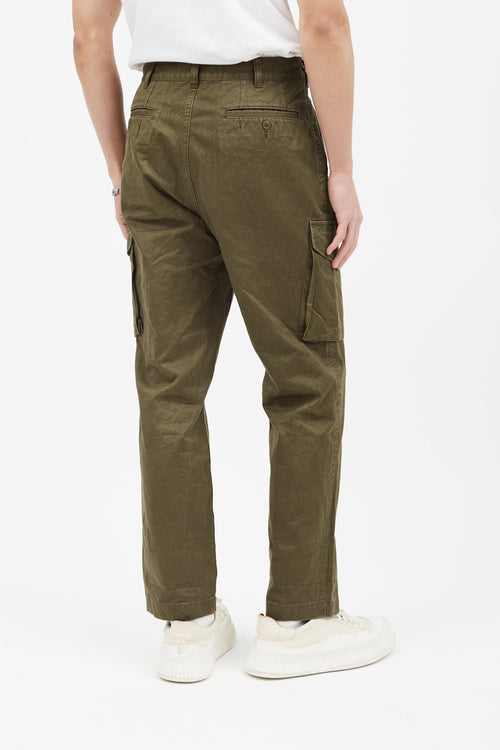 Comme des Garçons Hommes Green Straight Leg Cargo Pant