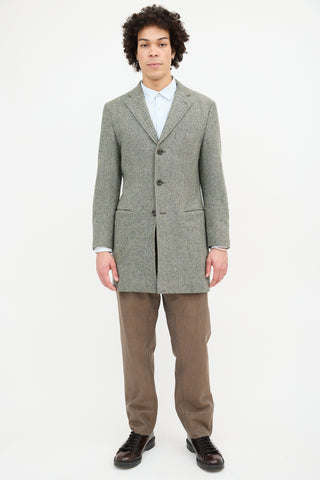 Comme des Garçons MAN Wool Herringbone Coat