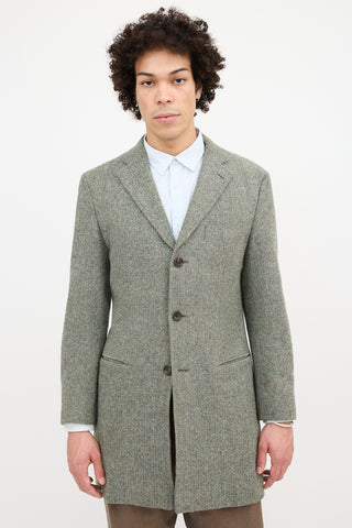 Comme des Garçons MAN Wool Herringbone Coat