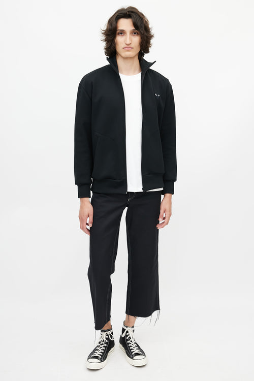 Comme des Garçons PLAY Black Logo Track Jacket