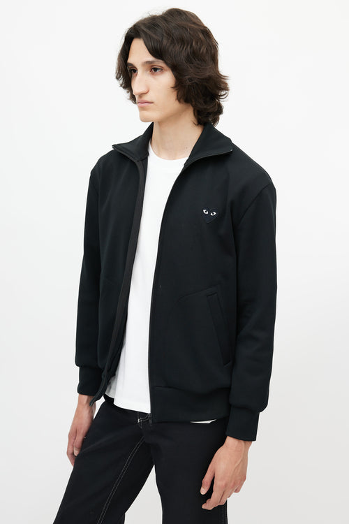 Comme des Garçons PLAY Black Logo Track Jacket