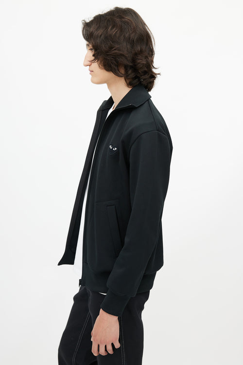 Comme des Garçons PLAY Black Logo Track Jacket