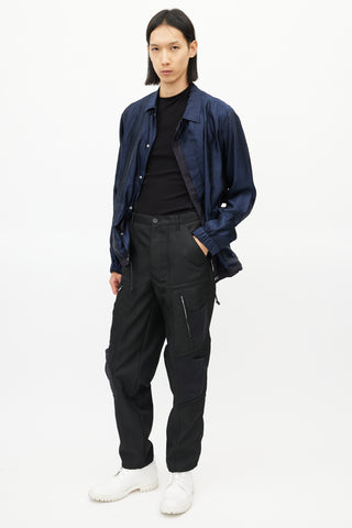 Comme des Garçons SHIRT Black Cargo Trouser