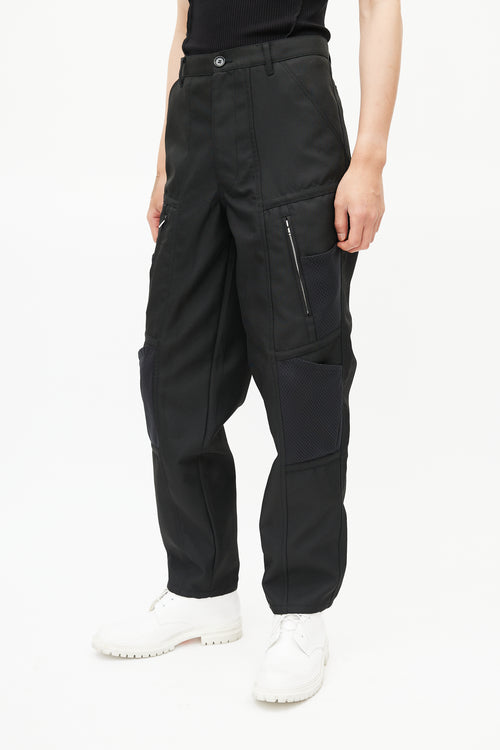 Comme des Garçons SHIRT Black Cargo Trouser