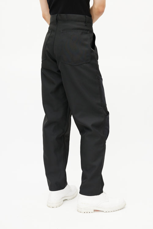 Comme des Garçons SHIRT Black Cargo Trouser