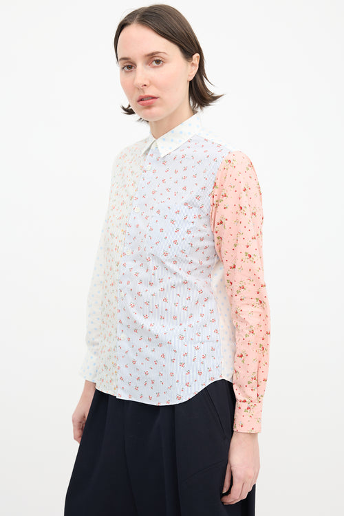 Comme des Garçons SHIRT Multi Printed Shirt