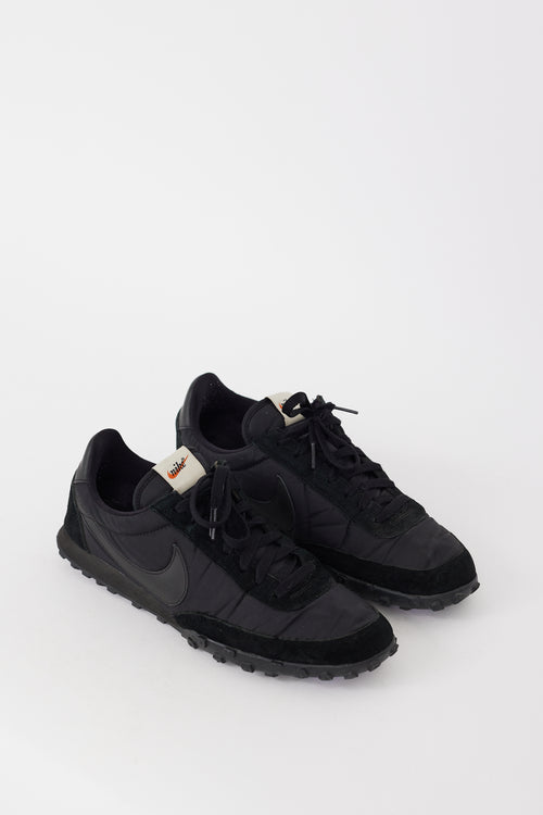 Comme des Garçons Black X Nike Black Waffle Racer Sneaker