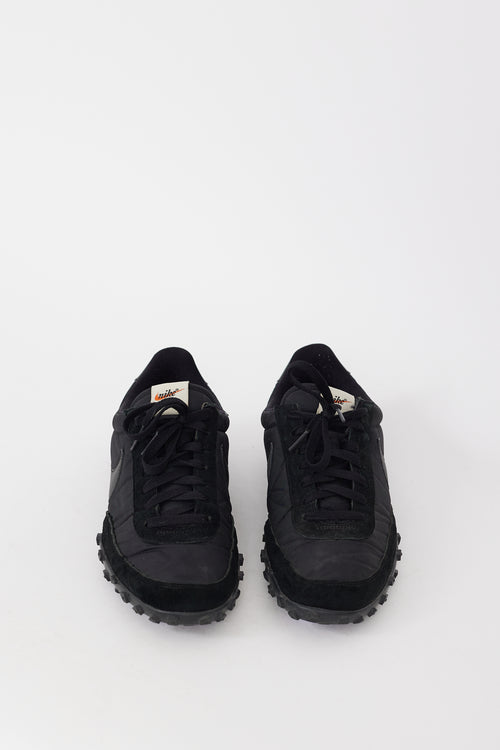 Comme des Garçons Black X Nike Black Waffle Racer Sneaker