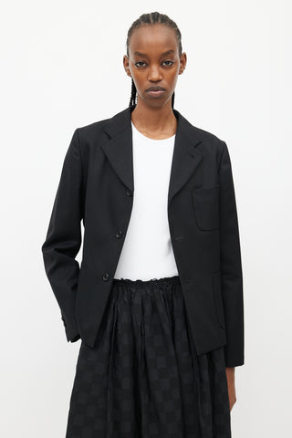 Comme des Garçons Girl Black Wool Blazer