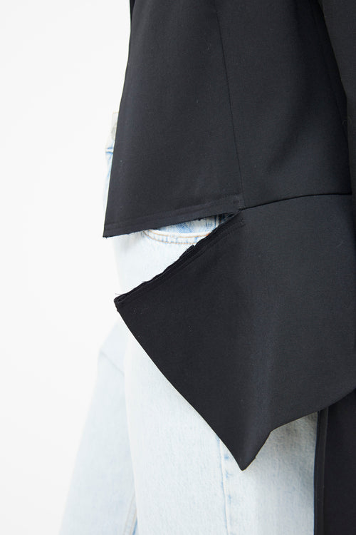 Comme des Garçons Black Slit Blazer